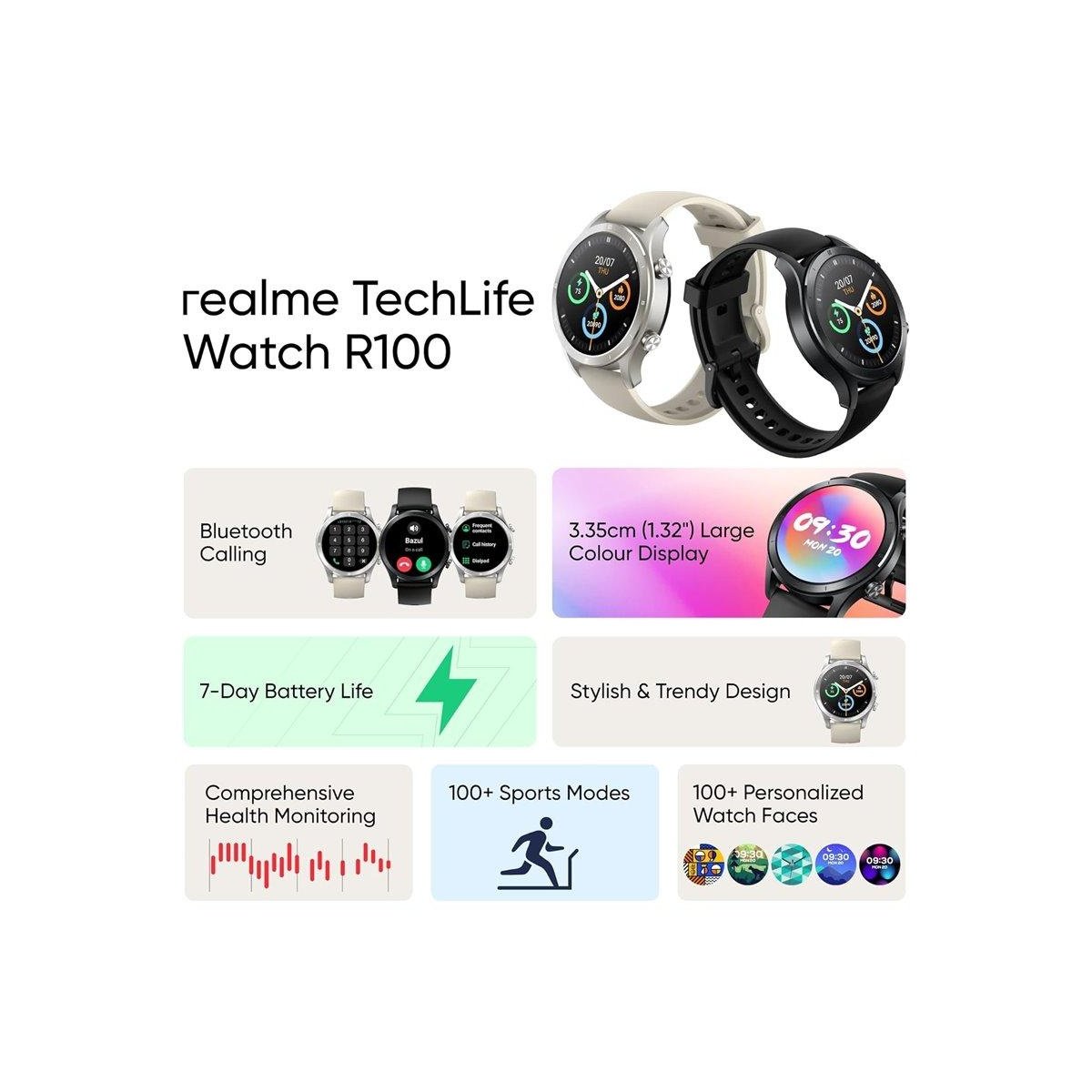 Realme Watch R100 TechLife Grey